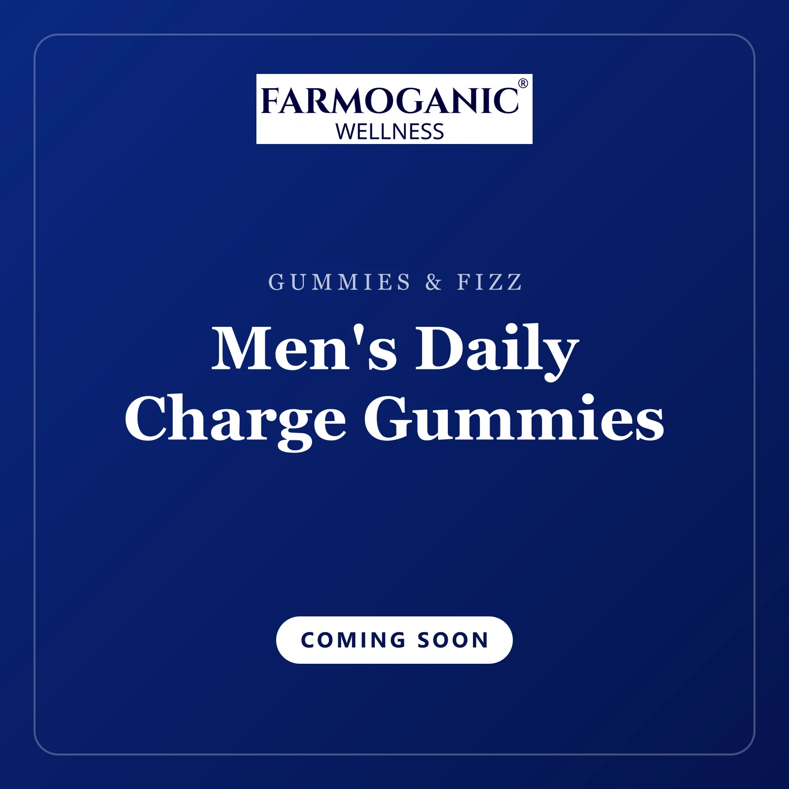 Men's Daily Charge Gummies — coming soon