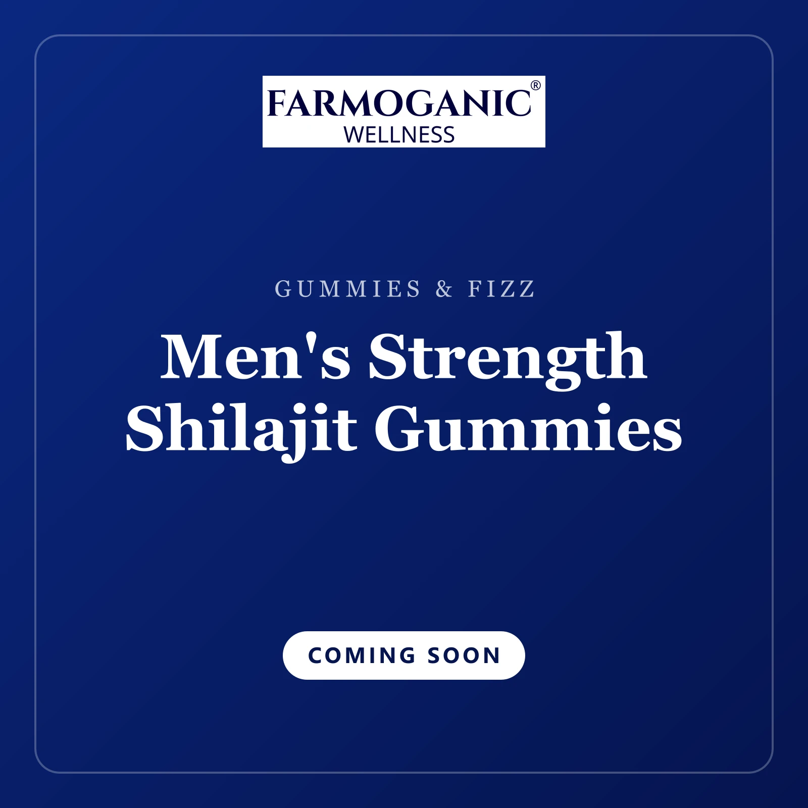 Men's Strength Shilajit Gummies — coming soon