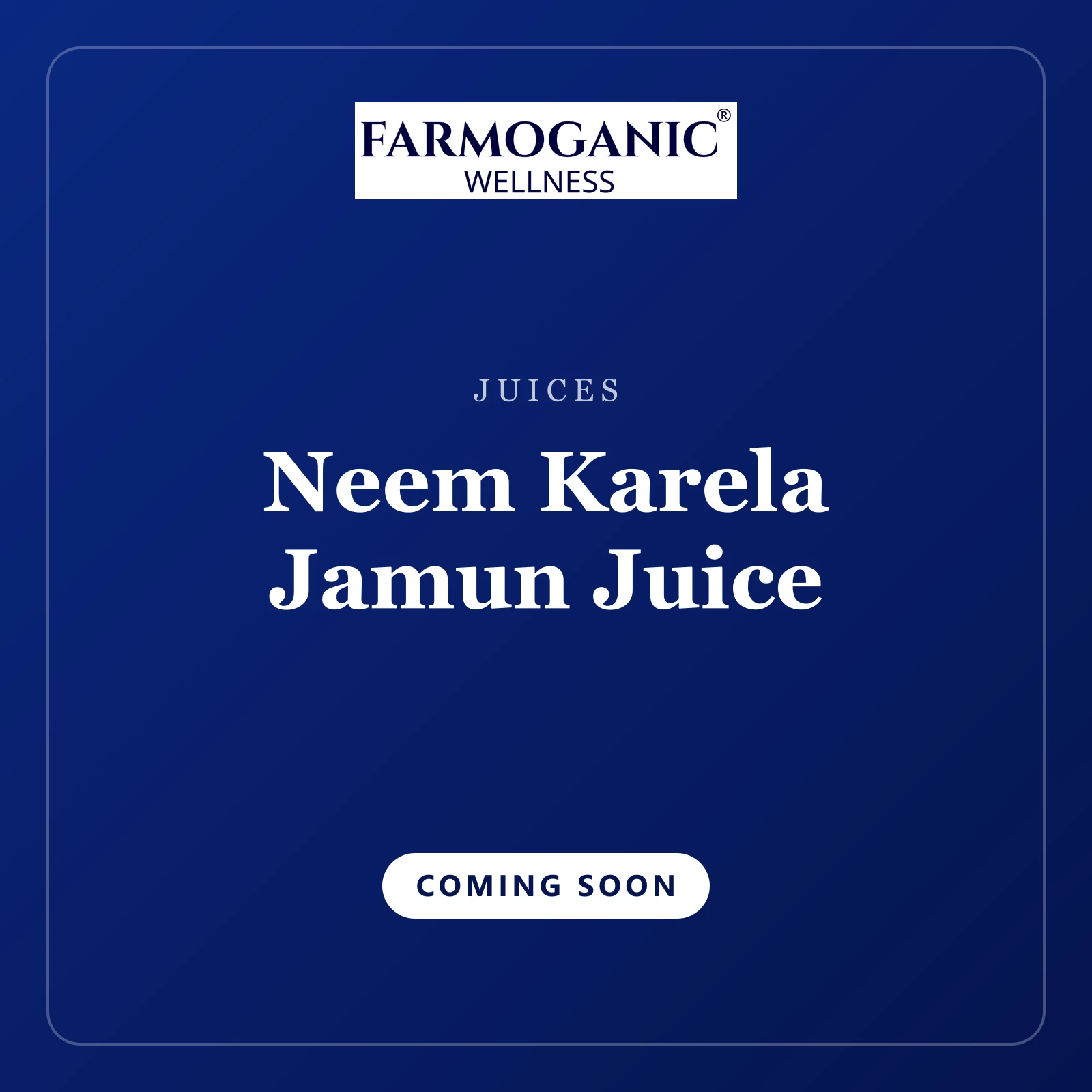 Neem Karela Jamun Juice — coming soon
